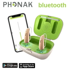 Bluetooth Rechargeable Phonak Audeo P30-R Hearing Aid Computer Programmable Suitable for Mild to Moderate Hearing Loss